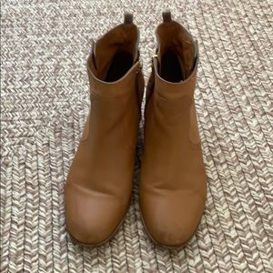 Tan Tory Burch Booties sz 8